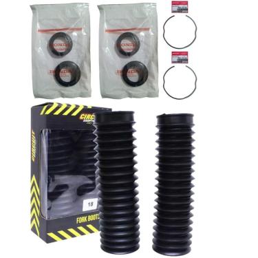 Imagem de Retentor Bengala, Guarda Pó, Trava, Sanfona Bros 150 Até 08