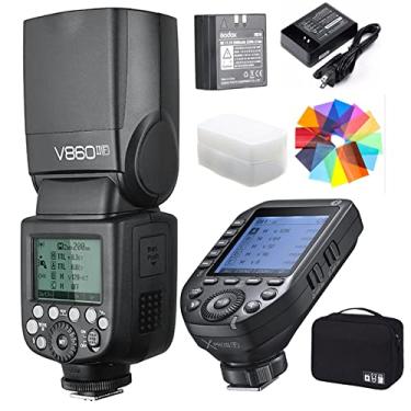 Imagem de Godox V860II-F Flash w/XProII-F Trigger para Fuji Fujifilm, TTL Flash GN60 2.4G HSS 1/8000s 650 Full Power Flashes Li-ion Battery Camera Flash Speedlite Light