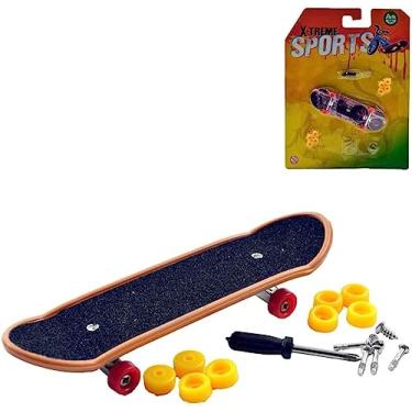 Imagem de Skate de Dedo fingerboard 4 Pecas para crianças brincar modelos sortidos
