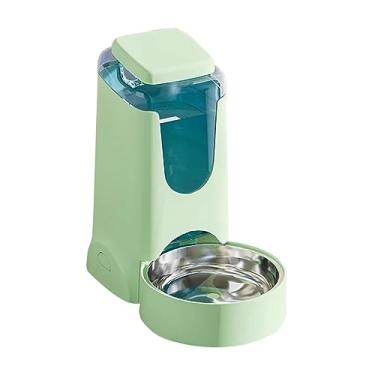 Imagem de Generic Dispensador automático de água para animais de estimação, bebedor de água à prova de vazamentos garrafa de água para cães sem derramamento grande, VERDE