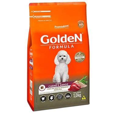 Imagem de Ração Golden Fórmula Mini Bits Para Cães Adultos Pequeno Porte Sabor Carne E Arroz, 1Kg Premier Pet Para Todas Pequeno Adulto,