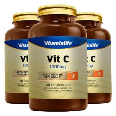 Imagem de Kit 3X Vitamina C (1000Mg) 30 Comprimidos - Vitaminlife