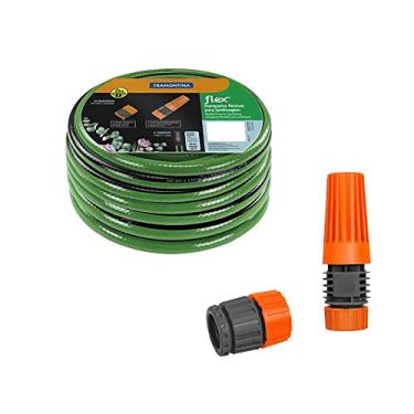 Imagem de Mangueira Tramontina Pvc C/Engate e Esguicho Flex 20m Verde