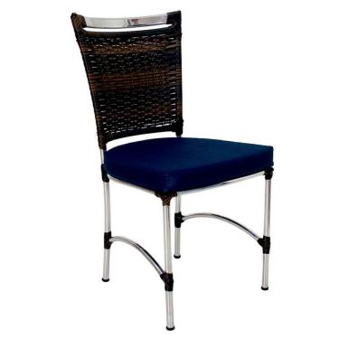 Imagem de Cadeira em Alumínio e Fibra Sintética JK Cozinha Edícula