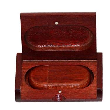 Imagem de Caixa de madeira vermelha de 32 GB modelo USB Flash Drive PenDrive USB 2.0 Flash Disk Memory Stick USB Drive USB Stick USB Cartão USB Flash Disk Thumb Drive Cartão Flash