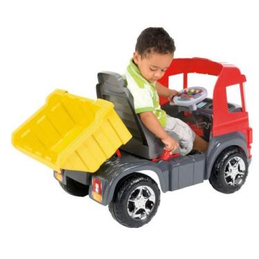 Imagem de Caminhao Passeio Truck Pedal Vermelho Com Som - Magic Toys