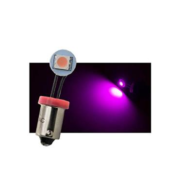 Imagem de PA Lâmpada LED 10x não fantasma LED arcada pinball máquina #44 #47 Ba9s 6,3 V 1 SMD dobrável visão lateral lâmpada flexível fio (rosa)