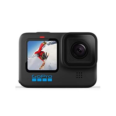 Imagem de Câmera GoPro HERO10 Black à Prova com LCD Frontal, Vídeos 5.3K 60, Fotos 23MP, Chip GP2, HyperSmooth 4.0, Live Streaming 1080p, Webcam, Conexão Nuvem, Preta