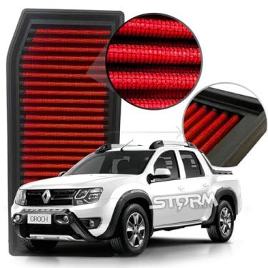 Imagem de Filtro Ar Esportivo Oroch 1.6 16v Flex 2015 a 2022 Expression Sce Dynamique Hi-flex Express Manual Intense Pro