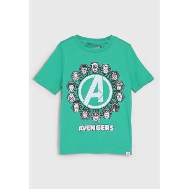 Imagem de Infantil - Camiseta GAP Avengers Verde GAP 885818 menino