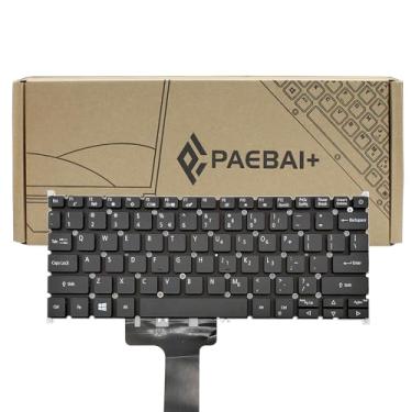 Imagem de PAEBAI+ Teclado de laptop de substituição para ACER Aspire A111-31 A114-31 A114-32 A311-31 A314-21 sem layout dos EUA retroiluminado