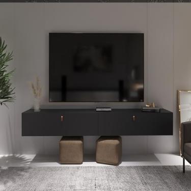 Imagem de VIA NOSSA - Rack Suspenso para Tv até 70 Polegadas 2 Portas Grécia 180cm - ViaNossa