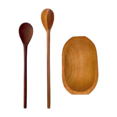 Imagem de Kit 1 Colher de Pau 44CM,1 de 60CM e 1 Gamela/Caiacão