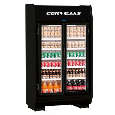 Imagem de Expositor Cervejeiro 2 Portas EAS 120 GLC Preto Fortsul