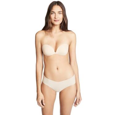 Imagem de Maidenform Sutiã feminino invisível sem costura frente única e sem alças, Nude., C