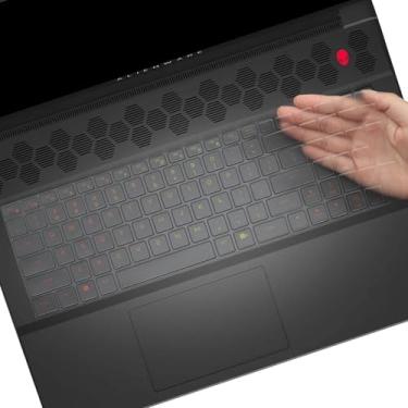 Imagem de Capa de teclado ultrafina para Dell Alienware M18 R1 2024 2023 18 polegadas e Alienware M18 R2 18 polegadas Gaming Laptop Keyboard Cover Skin - TPU