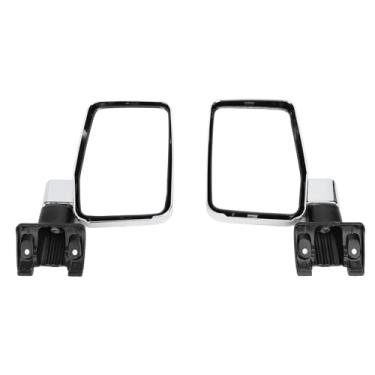 Imagem de Espelho Porta Lateral Esquerda Direita Espelho Retrovisor do Carro Substituição do Espelho Lateral LandCruiser 60 70 Series Ideal Safety Enhancer Vista Frontal Metal ABS