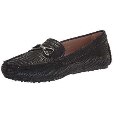 Imagem de Lifestride Mocassim feminino Turnpike, Croco preto, 9.5 Wide