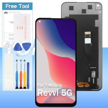 Imagem de Substituição de tela para T-Mobile Revvl 5G T790W T790Z T790H T790Y 16.6 cm LCD Display digitalizador Touch Screen Assembly com ferramentas