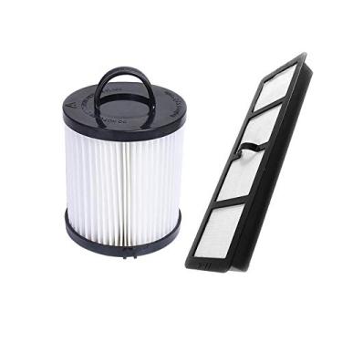 Imagem de SaferCCTV Filtro de exaustão EF6 HEPA e filtro de copo de poeira a vácuo DCF-21 substitui a peça # 67821, 68931, 68931A, EF91 compatível com os aspiradores verticais da série Eureka Airspeed AS1000 (1