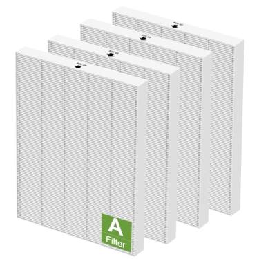 Imagem de Colorfullife Filtro HEPA True HEPA A 115115 Pacote com 4 para Winix PlasmaWave 5300-2, C535, P300, 6300-2, 5300, 9000, filtros H13 HEPA