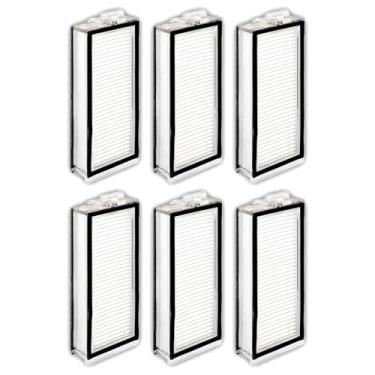 Imagem de (Pacote com 6) Filtros HEPA Q5 Max+ compatíveis com Roborock Q5 Max+, Q5 Pro, Q5 Pro+, Q8 Max, Q8 Max+, Q7, Q7+, Q7 Max, Q7 Max+, Q5 Duoroller+ Robot Vacuum, filtros de peças de reposição Filtros