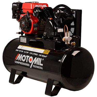 Imagem de Compressor de Ar Profissional Gasolina 15 Pés 140 Lbs 5,5HP 130 Litros-MOTOMIL-CMV-15/130G