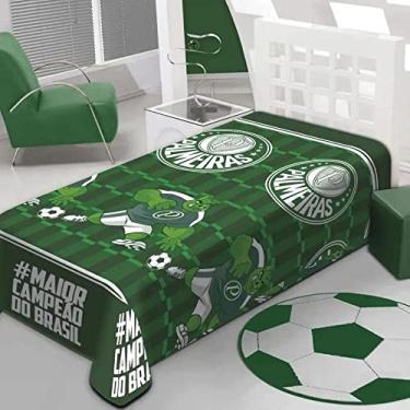 Imagem de Manta Fun Microfibra 150x200cm Palmeiras Campeão Jolitex