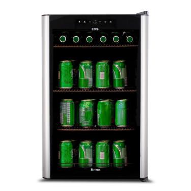 Imagem de Cervejeira eos Bierhaus 76 Litros Frost Free com Compressor e Porta de Vidro com Inox ECE80 110V