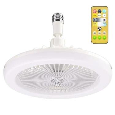 Imagem de Lâmpada Luminária Ventilador De Teto E27 Controle Remoto - Yumi