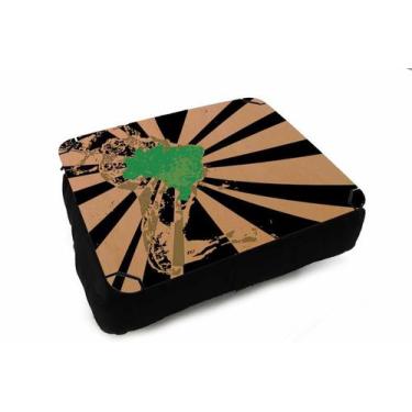 Imagem de Almofada Bandeja para Notebook Laptop Mapa Brasil - Deluzz