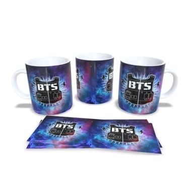 Imagem de Caneca de Porcelana Branca Personalizada Com Estampa Variadas (BTS)