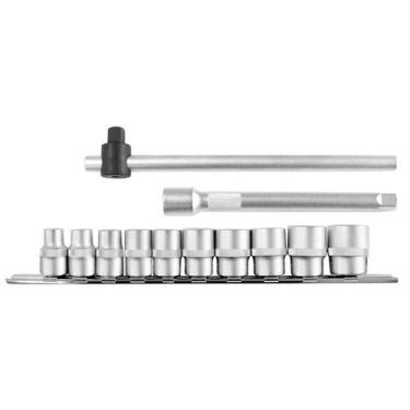Imagem de Jogo Soquetes Estriados  Enc 3/8 C/12 Pcs 8 -19Mm Gedore -  3300035 - 