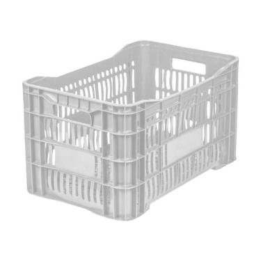 Imagem de Caixa Plastica Branca Leitosa 45 Litros Artlimp