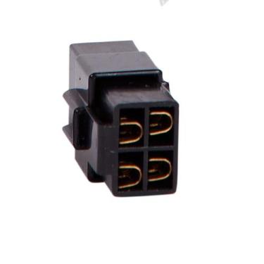 Imagem de Kit Conector Technoise 2 Vias com Trava Preto Unidade