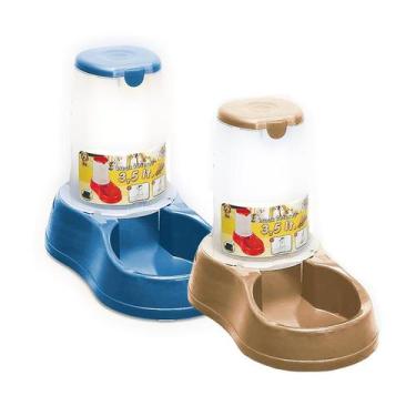 Imagem de Comedouro Chalesco Cães e Gatos - Cores Sortidas - 6,5L