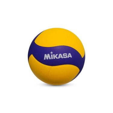 Imagem de Bola de Vôlei Mikasa V335W - Durabilidade e Desempenho! material sinté