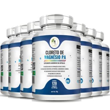 Imagem de KIT C/7 Cloreto de Magnésio Pa - 120 Cáps - Fits Life