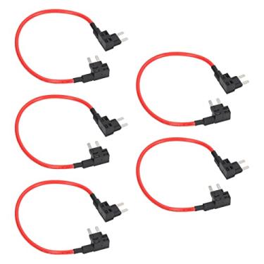 Imagem de Adaptador de Fusível de Circuito para Carro, Kit Adaptador de Fusível de Circuito de Extremidade Dupla, Substituição de Adaptador para Gravador de Carro
