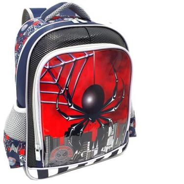 Imagem de Mochila Escolar Infantil Spider Dark Aranha Mim6312 - Ello