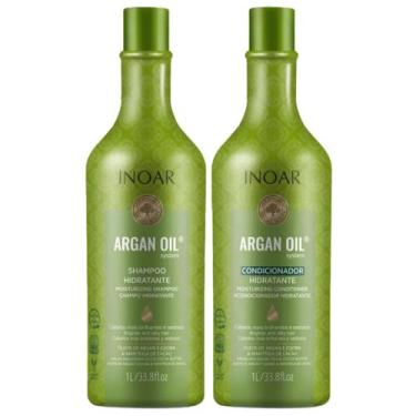 Imagem de Kit Inoar Argan Oil Shampoo 1L + Condicionador 1L