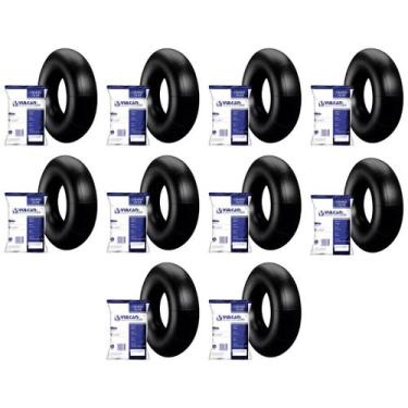 Imagem de Kit com 10 Câmaras de Ar Vulcan Bor Carros Automóveis Trator Agrícola 