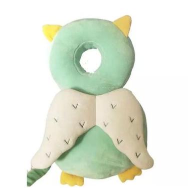 Imagem de Almofada Mochila Protetor Cabeça Bebe  - Infantil Baby, Anjo Verde
