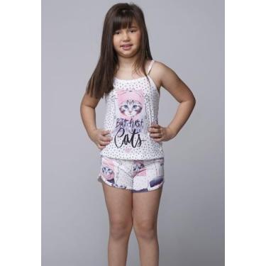Imagem de Pijama Longo Feminino Infantil Sublimado Estampado - WLS Modas, GG, Br