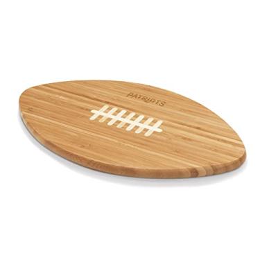Imagem de NFL New England Patriots Touchdown Pro! Tábua de corte de bambu, 40 cm