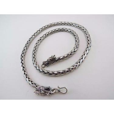 Imagem de Conjunto Masculino Corrente E Pulseira De Bali Em Prata 925 - DG Prese