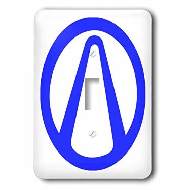 Imagem de 3dRose Lsp_193522_1 Tampa de interruptor de luz azul Borderlands