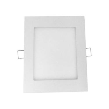 Imagem de Plafon Painel Foxlux LED 12cm Quadrado Embutir 6w 6,5k