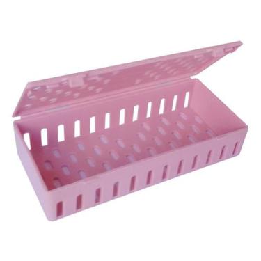 Imagem de Estojo para Esterilização de Instrumentais Steribox 3 Rosa Prisma