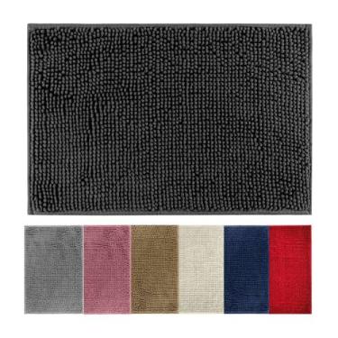 Imagem de Tapete Banheiro Super Macio Antiderrapante Bolinha Lava na máquina Vár